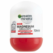 Garnier Roler-on proti potenju za ženske z magnezijem (Magnesium Ultra Dry) 50 ml