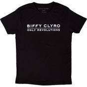 Biffy Clyro Majica Only Revolutions Unisex Black L