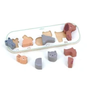 Vilac Vstavljanka puzzle Učim se šteti živali Sarah Betz