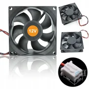 Rosfix Ventilator 80x80x25 2PIN 12V, (5000081138)