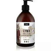 LaQ Lynx From Mountain svež gel za prhanje 8 v 1 500 ml