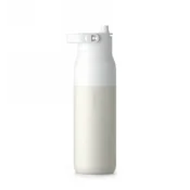 LARQ steklenica PureVis 2 - inteligentna, samočistilna filtrirna steklenica, UV-C lučka 1L (granitno bela)