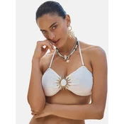 love & roses Bikini zgornji del  volneno bela