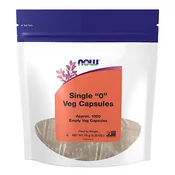 Prazne kapsule 0 veganske NOW (1000 kapsul)