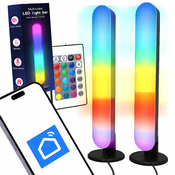 2x Smart LED RGBW Dekorativni stupac 26cm USB Tuya
