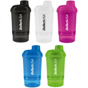 BioTech USA Shaker NANO 300 ml + 150 ml, bela