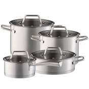 EVA Set posode Free/8-delni/indukcija/inox, steklo