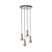 Brilliant - Lestenec na vrvici CADIZ 4xGU10/10W/230V pr. 35 cm bron