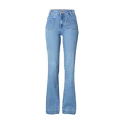 WRANGLER Kavbojke FLARE nebeško modra