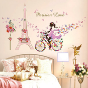 Stenska nalepka / tapeta Parisian Love KP28787