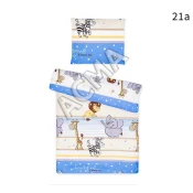 Komplet posteljnine 2-delni za posteljo 180x80 cm vzorec-21a