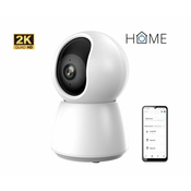 iGET 75020823 - Pametna kamera sa senzorom pokreta 2K 5V Wi-Fi bela