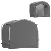 Homestar Šotor za shranjevanje koles 205x140x188 cm temno siva