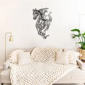 Wallity Celicna zidna dekoracija konj 66x41 cm crna
