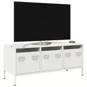 TV ormaric bijeli 101,5x39x43,5 cm hladno valjani celik