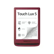 PocketBook PB628-P-WW Touch Lux 5 ebook bralnik, rdeča