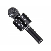 Karaoke bluetooth mikrofon sa zvucnikom, crni