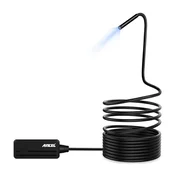 WiFi endoskopska kamera Ancel W655 s 2 MP senzorom, 5 m kabelom i 450 mAh baterijom - crna