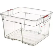 ARAVEN gastronorm posoda GN 2/1, ABS, globina: 380 mm, prostornina: 90 L (2 kos)