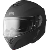 Preklopna čelada za motor GMS Aperio, mat črna