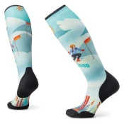 Smartwool Wm’s Ski Targeted Cushion Lift Bunny Print OTC Socks ženske nogavice