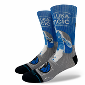 Stance NBA PLAYERS PASTED LUKA CREW, nogavice m., modra A556C24LUK