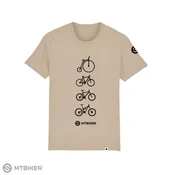 MTBIKER BIKE HISTORY majica s kratkimi rokavi, rjava (S)