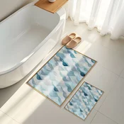 Lessentiel Maison Set prostirki za kupatilo Asr43, 2 dela, Plava