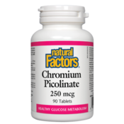 Natural Factors – Kromov pikolinat 250 mcg (90 tablet)