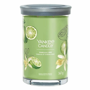 Yankee Candle Svíčka ve skleněném válci , Vanilka s limetkami, 567 g