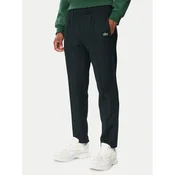 Lacoste Spodnji del trenirke XH1440 Temno zelena Regular Fit