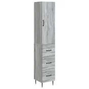 Vidaxl Set omar 2 szt. Siva Sonoma 33 x 34,5 x 90 cm Inženirski les