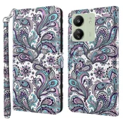 GS Ovitek za Xiaomi Redmi 13C/Poco C65, denarnica, rože