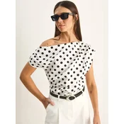 Bianco Lucci Bluza Blusen črna/bela