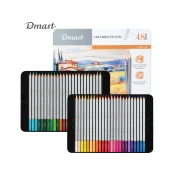 Olovke u boji Deli Dmast - 48 boja, u metalnoj kutiji