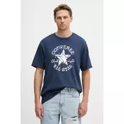 CONVERSE Majica BROKEN GLASS  marine / bela