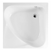 Globoka kvadratna kad za prho CARMEN, 90 x 90 x 30 cm, bela - Bela - 90.00 - 84 - 26.00 - Akrilat - Vgrajen v tla - Kvadratna - 52.00 - Polysan - ACRYLIC SHOWER TRAYS - 90.00 - 90x90x30 cm - 95.00