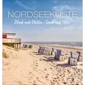 Nordseeküste Postkartenkalender 2027 - Wind und Wellen - Sand und Meer