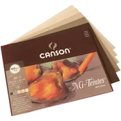 Canson Mi-Teintes lepljen blok za pastel 160 g/m2 30 listov Earth - 32 x 41 cm