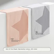 Xinya Set peškira, 33x72cm, 2 komada, Roze-sivi