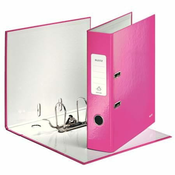 Leitz Datoteka WOW 180° z vzvodom - A4, 8 cm, roza
