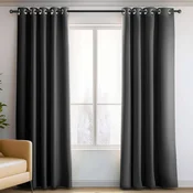 shumee Zatemnitvene termo zavese z očesci, zatemnitvene, 2 kosa, 107x213 cm