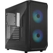 Črno okno Midi Fractal Design Focus 2 RGB
