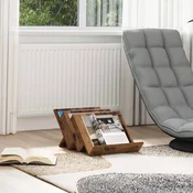 Polica za casopise s policom Staro drvo 53 x 40 x 28,5 cm