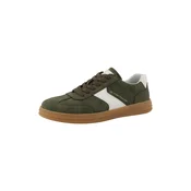 TOM TAILOR Nizke superge temno zelena / bela