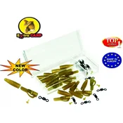 Extra Carp lead clip set with anti tangle sleeves