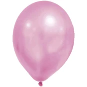 Kovinsko pastelno roza balon – komplet 8 kosov