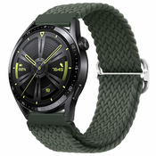 BStrap Elastic Nylon pašček za Samsung Gear S3, olive green