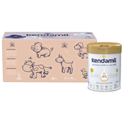 Kendamil Premium 2 HMO+, 2,4 kg (3× 800 g), kreativno pakiranje z darilom