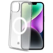 Celly Gelskin mag TPU ovitek MagSafe, združljiv z iPhone 15 Transparent